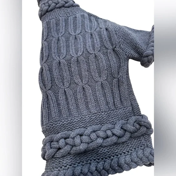 CYNTHIA STEFFE***Chunky Knit Navy Sweater Cardigan****XS $389 - Picture 4 of 4